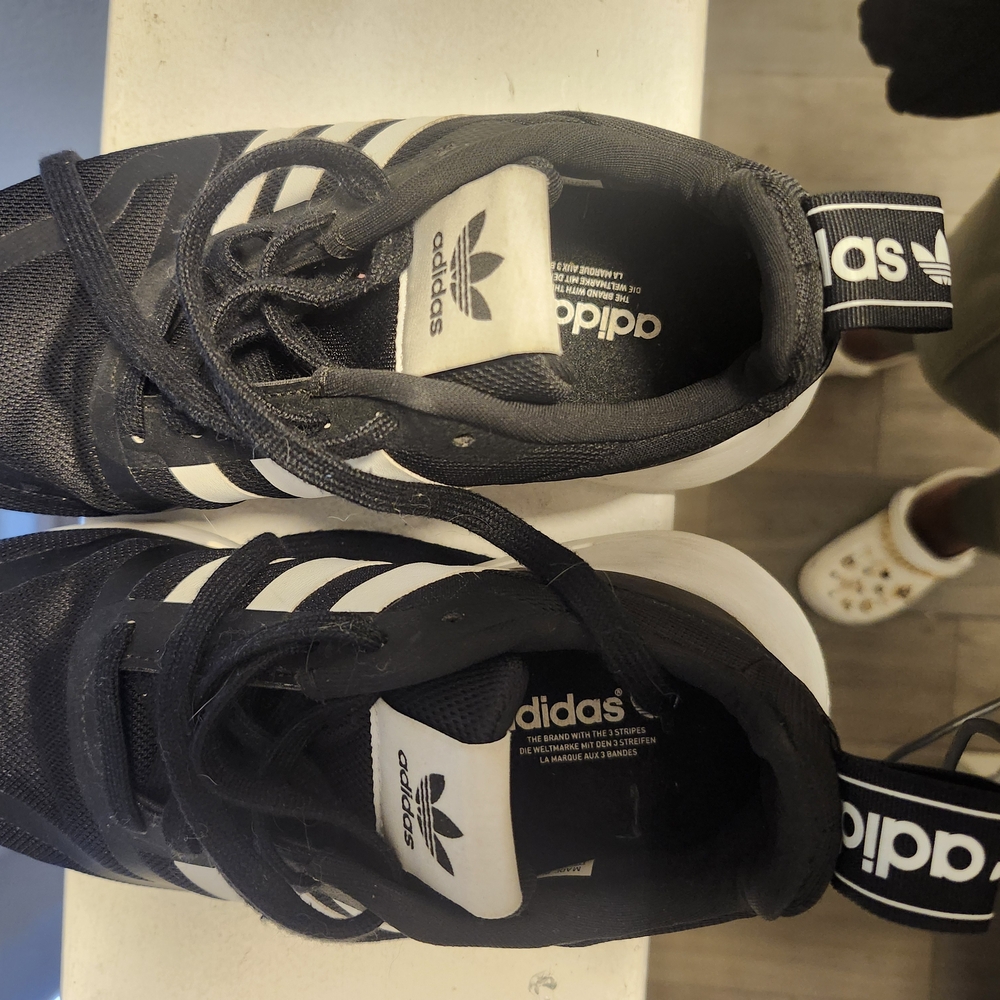 Adidas Black and White Sneakers - Picture 4 of 7